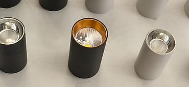 Səthüstü LED spot işıqları - Dizayn: Silindrik korpus, minimalistik