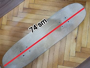 skateboard: Skateboard – tam komplekt - Taxta: klassik konkav formaya malik, üst — 4