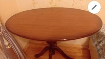 demir turbalarin qiymeti: Qonaq masası, Taxta, Oval masa — 1