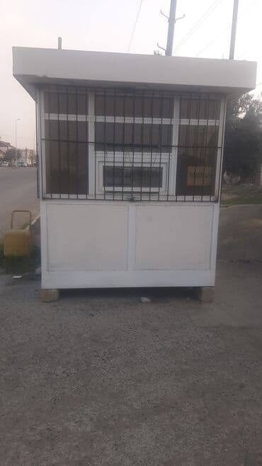 Portativ mühafizə/bilet satışı köşkü - Material: metalkarkas, sendviç — 2