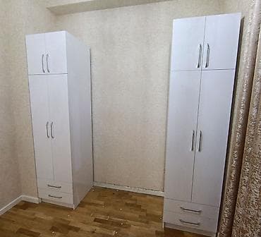 Yeni, 4 qapılı, Siyirməli, Ağ, Taxta, Açılan, Düz dolab