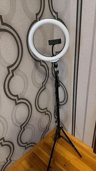LED halqa işıq və tək ayaqlı tripod seti - Halqa işıq: təxminən 26–30 — 3