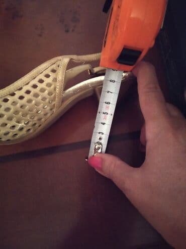 женские пляжные шлепанцы: Размер: 37, цвет - Золотой, Новый — 5