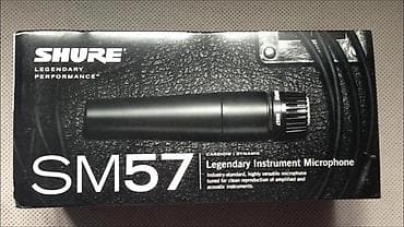 SHURE Microphone
Model:SM 57 — 1