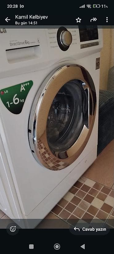 Paltaryuyan maşın LG, 6 kq, Avtomat