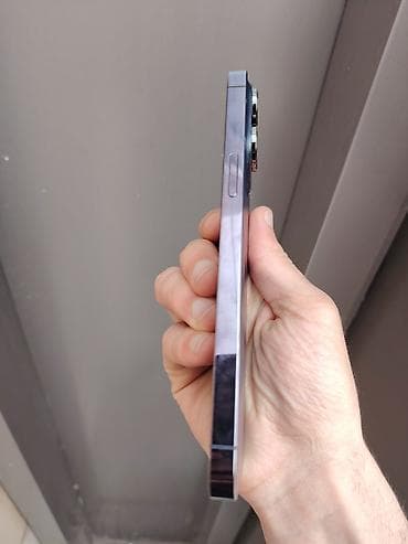 ikinci el 13 pro max: IPhone 14 Pro Max, 128 GB, Deep Purple, Zəmanət, Simsiz şarj, Face ID — 7