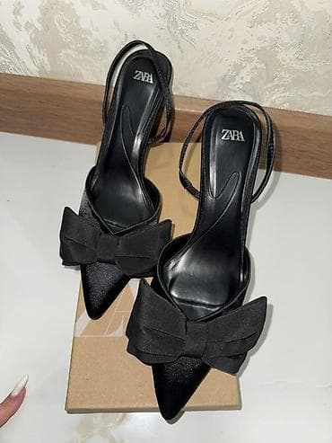 qara kemer: Tuflilər, Zara, Ölçü: 39, rəng - Qara, İşlənmiş — 5