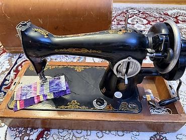 qedim: Klassik mexaniki tikiş maşını təcili satılır (real alıcıya endirim — 5