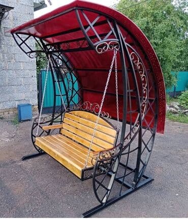 col qapi: Новый, Диван-качели, С зонтиком, Дерево — 6