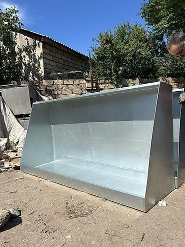 Restoran, kafe avadanlığı: Sink fırını üçün sənaye tipli metal havalandırma-kub (yığıcı) qabı - — 1