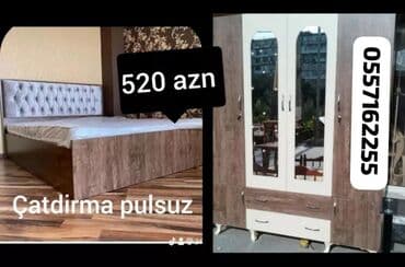 quxna şkafı: Təknəfərlik çarpayı, Dolab — 9