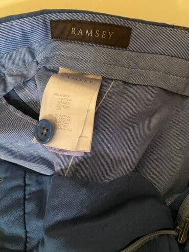 boş şalvar oğlan ucun: Yarım klassik Şalvar, L, rəng - Göy — 2