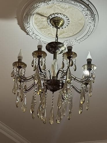 Çılçıraq, 6 lampa, Metal