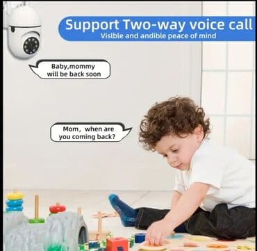 uşaq izleme kamerasi: 360° WİFİ SMART KAMERA. BELƏ KEYFIYYƏTDƏ ƏN UCUZ BIZDƏ. Telefonla real — 3