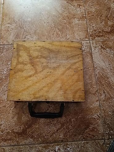 Digər alətlər: Sovet istehsalı (SSSR) köhnə taxta ölçü xətti/reyka-katlama (model — 3