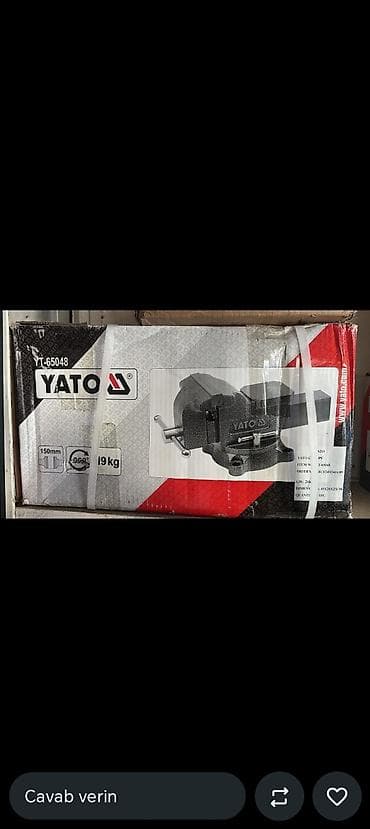YATO YT-65048 dəzgah mengeni - Çənə eni: 150 mm - Dönmə bucağı: 360°
