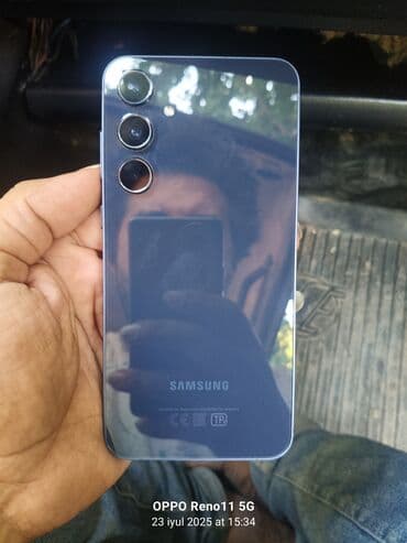 azercell data kart: Samsung Galaxy A55, 128 GB, rəng - Göy, İki sim kartlı, Face ID, Sensor — 1
