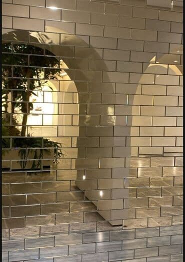 Pərdə və jalüzlər: Güzgü Divar üçün, Dekorativ, Çərçivə ilə — 3