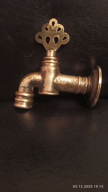 Lak-boya məhsulları: Bürünc dekorativ kran - Material: tam bürünc - Üslub: klassik/şərq — 1