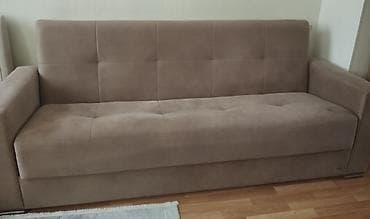 Bej rəngli geniş divan - Minimalist və zərif dizayn: düz xətli lalafo.az -da Bej rəngli geniş divan - Minimalist və zərif dizayn: düz xətli