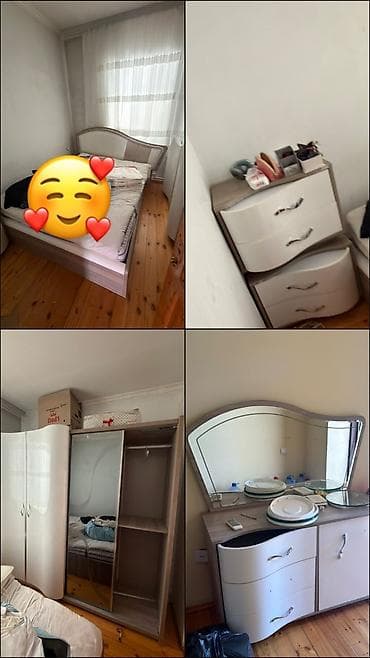 stend: Mebel dəsti – yataq otağı və qonaq otağı üçün uyğun komplekt Tərkibi — 1