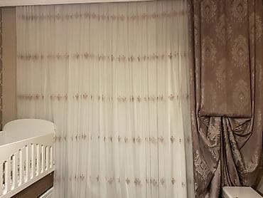 Шторы и жалюзи: Б/у, Занавеска, цвет - Коричневый, Самовывоз, Платная доставка — 4