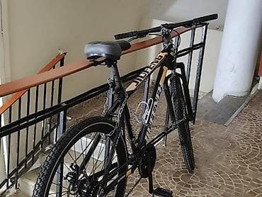 bisklet: JUFENFH dağ velosipedi - Çərçivə: yüngül alaşımlı polad, qara-narıncı — 1