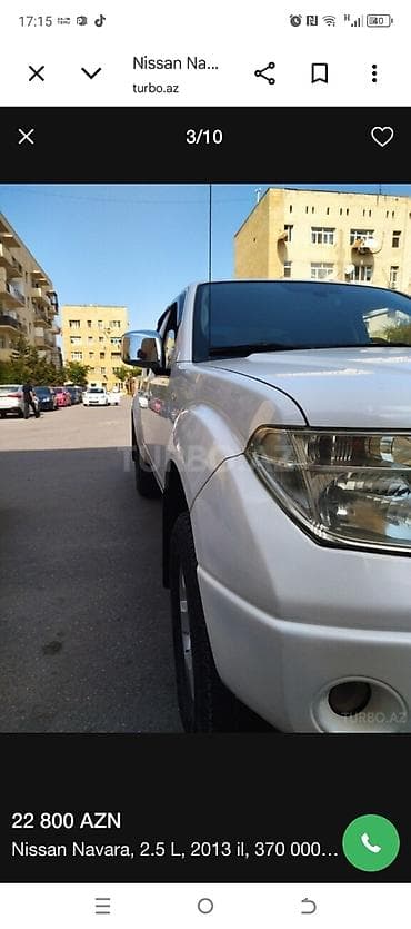 masin satsi: Nissan Navara: 2.5 l | 2013 il Pikap — 3