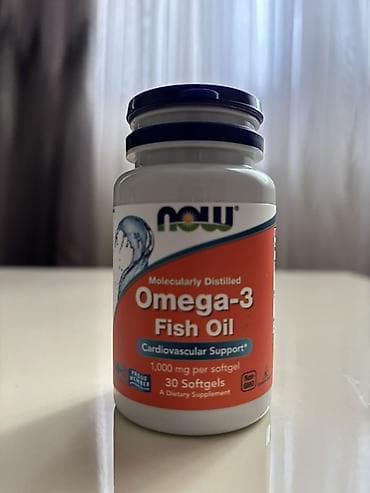 Məhsul: NOW Foods Omega-3 Fish Oil – molekulyar distillə edilmiş balıq — 1