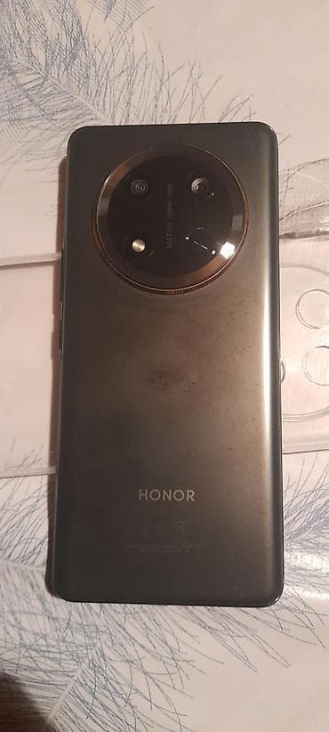 nomre cin nar: Honor 256 GB, rəng - Qara, Barmaq izi — 4