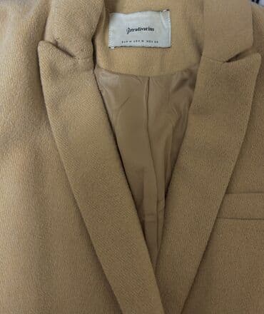 paltolar: Palto, Stradivarius, M, rəng - Bej — 3