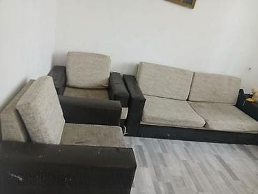 Divan, 2 kreslo, Bazasız, Açılmayan