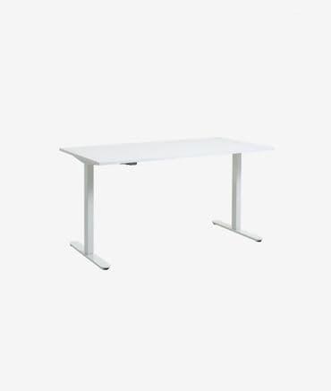 компьютерный стол: SVANEKE elektrikli hündürlüyü tənzimlənən masa - JYSK + monitor — 1