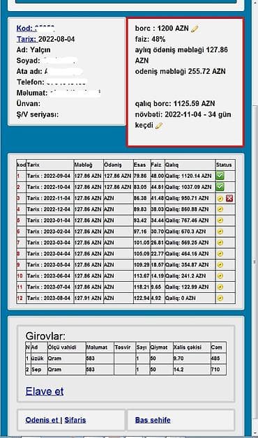Moyka avadanlığı: Lombard proqramı i̇lkin ödəniş 100 manat, 5 ay 50 azn ödəməklə — 4