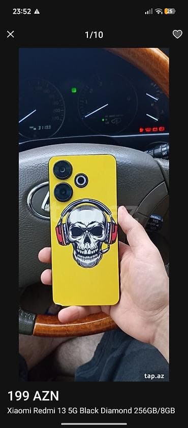 Redmi 13, 256 GB, rəng - Boz, Zəmanət, Düyməli, Sensor