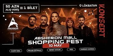 musiqiçi: BİLET SATILIR 3 eded 🎤 Absheron Mall Shopping Fest üçün bilet — 1