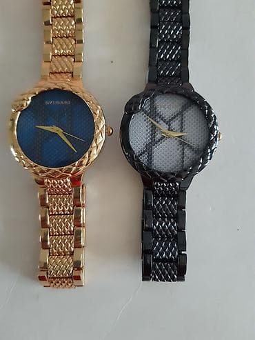 bakida saat: Qol saatı, Bulgari, rəng - Qızılı — 1