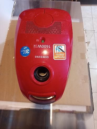 mi android box: Samsung tozsoran – 1600W, kisəli tip.Hec bir problemi yoxdur.👍əla — 2