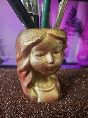 Fiqurlar: Fiqur, Gips, rəng - Qızılı — 1