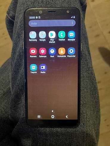 samsung a0: Samsung Galaxy A6, 32 GB, rəng - Qızılı, İki sim kartlı — 1