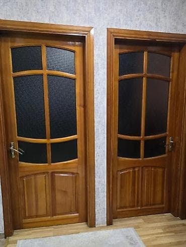 Taxta interyer qapıları dəsti - Material: təbii ağac (klassik bal