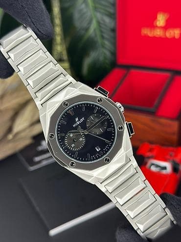 qolbaq şəkilləri: Yeni, Qol saatı, Hublot, rəng - Ağ — 3