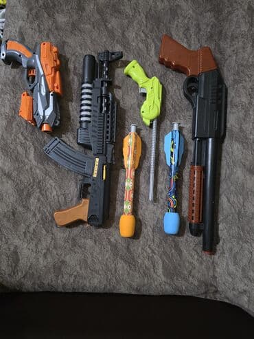 uwaq oyuncaqlari nerf: Uşaq oyuncaqları – oyun silahları dəsti - Dəst tərkibi: • 1 ədəd — 1