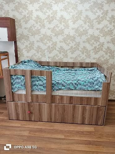 Oğlan və qız üçün, Çarpayı, Matras ilə, Siyirməli, MDF