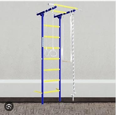 Uşaq üçün divara quraşdırılan idman kompleksi - Metall konstruksiya