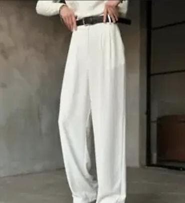 Şalvar, S, rəng - Ağ