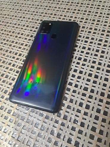 samsung tv ölçüleri: Samsung Galaxy A21S, rəng - Qara, Barmaq izi — 4