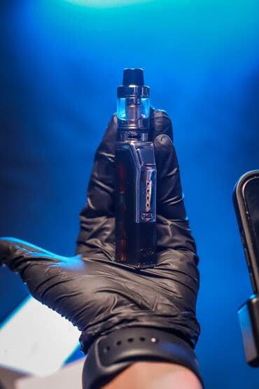 elektron qelyan magazalari: Vape pod Elektron qelyan Kullanım Açık kapalı saniye, ekran 3 kez — 2