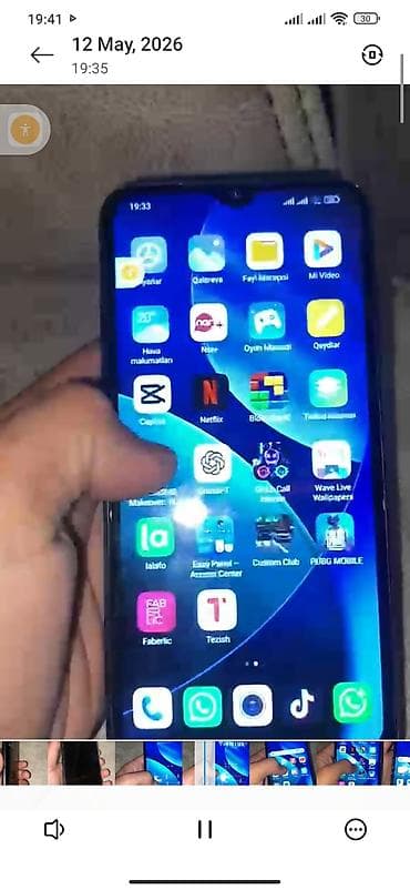 lil solid dual: Redmi 128 GB, rəng - Qara, Barmaq izi — 4