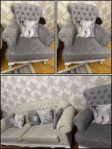 İşlənmiş, Divan, 2 kreslo